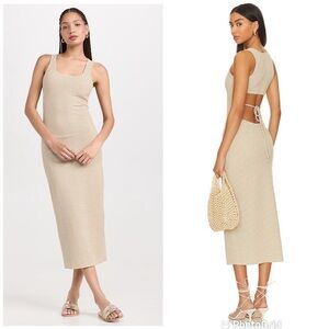 Montce Mickie Neutral Stripe Cover-Up Dress New with Tags!